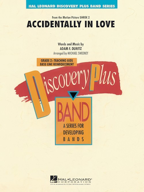 Accidentally in Love (Concert Band - Score and Parts)