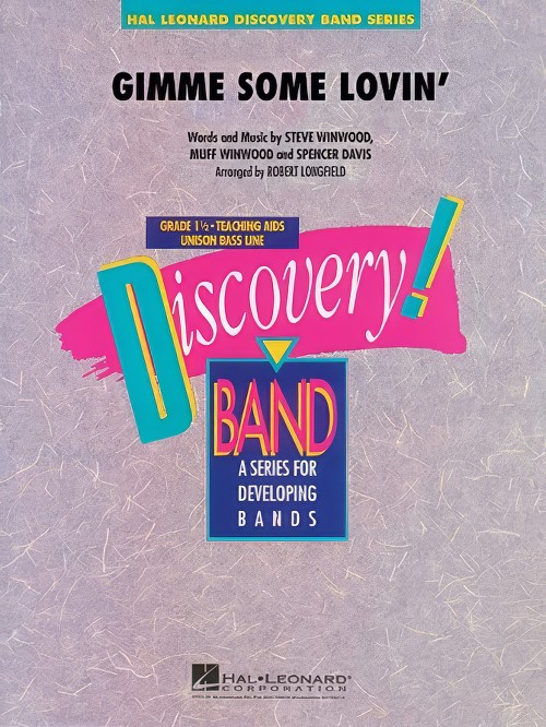 Gimme Some Lovin' (Concert Band - Score and Parts)