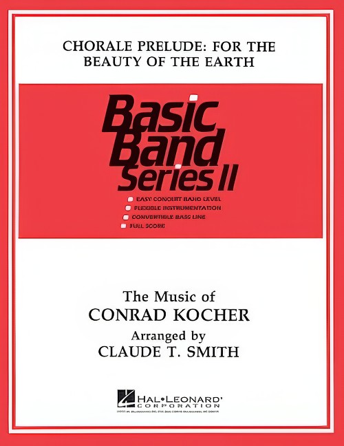 Chorale Prelude: For the Beauty of the Earth (Concert Band - Score and Parts)