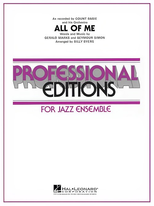 All of Me (Jazz Ensemble - Score and Parts)