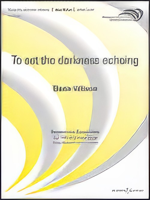 To Set the Darkness Echoing (Concert Band - Score and Parts)