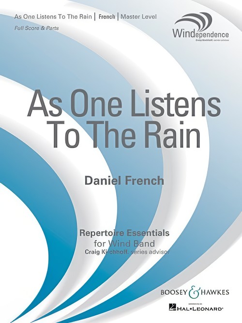 As One Listens to the Rain (Concert Band - Score and Parts)