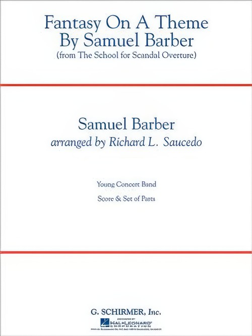 Fantasy on a Theme by Samuel Barber (Concert Band - Score and Parts)