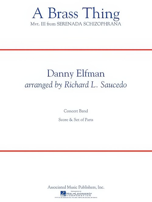 A Brass Thing (Movement III from Serenada Schizophrana) (Concert Band - Score and Parts)