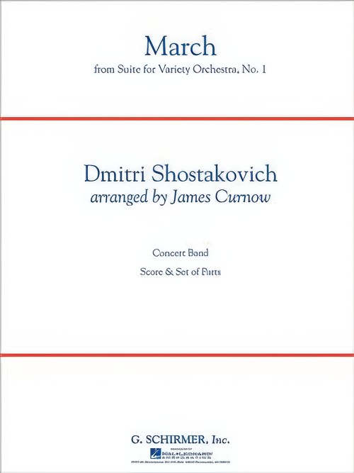 March (from Suite for Variety Orchestra, No.1) (Concert Band - Score and Parts)