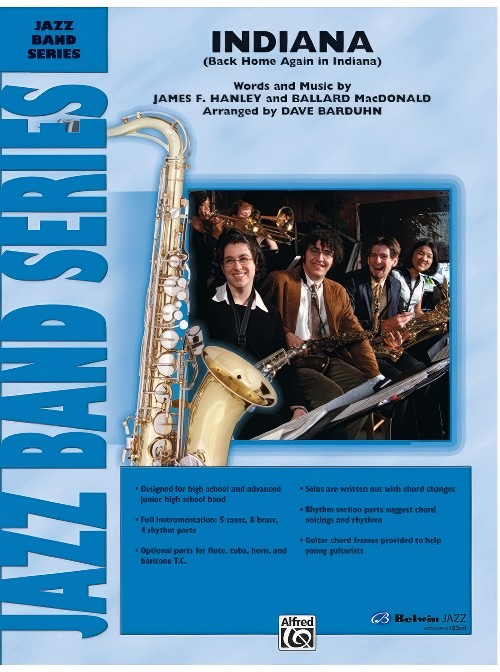 Indiana (Back Home Again in Indiana) (Jazz Ensemble - Score and Parts)