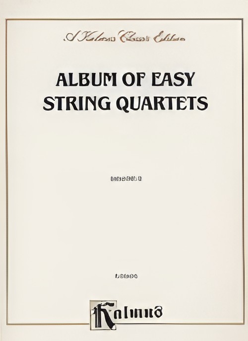 ALBUM OF EASY STRING QUARTETS Vol. 2 (String Quartet)