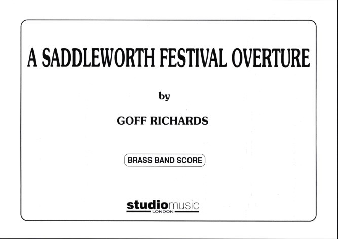 Saddleworth Festival Overture (Brass Band - Score only)