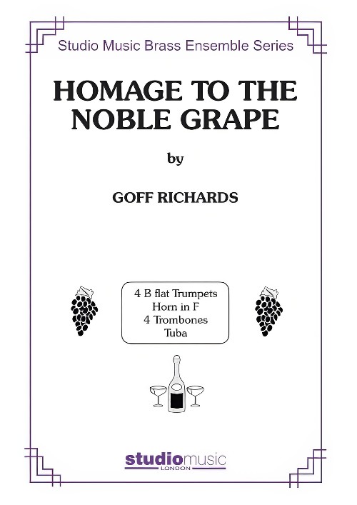 Homage to the Noble Grape (Brass Dectet - Score and Parts)