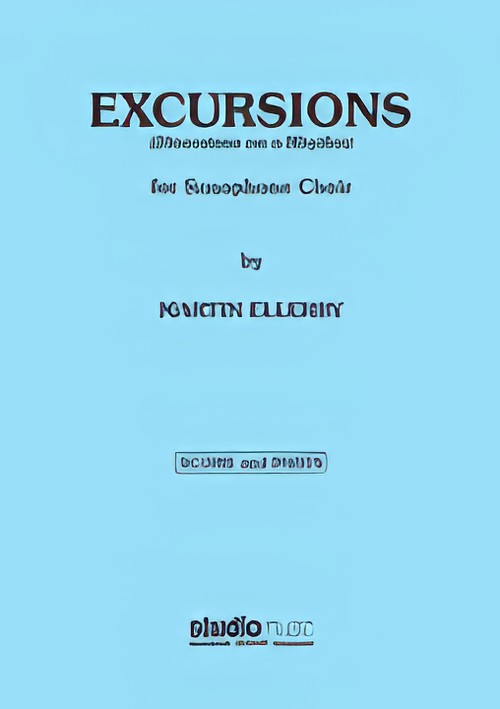 EXCURSIONS Diversions on a Rhythm (Saxophone Choir)