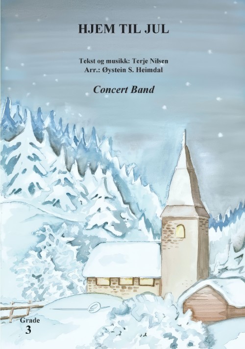 Hjem til jul (Home for Christmas) (Concert Band - Score and Parts)