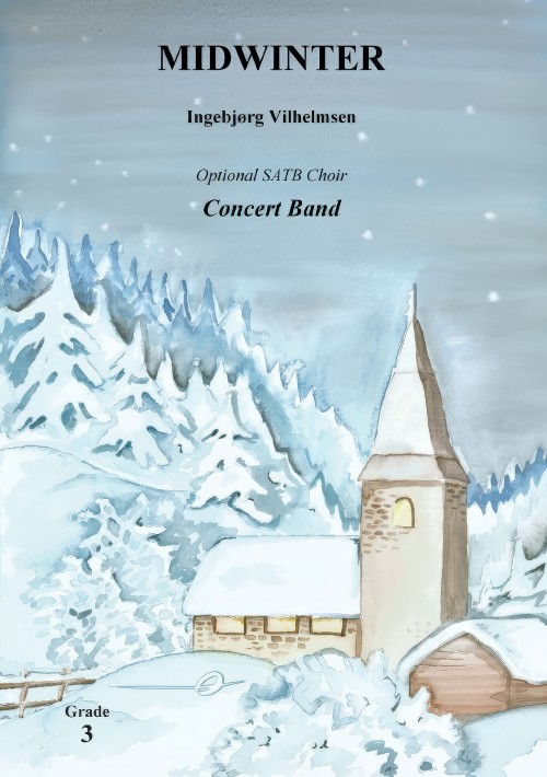 Midwinter (Concert Band with Optional Choir - Score and Parts)