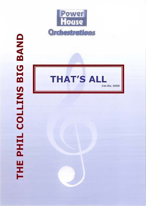 That's All (Big Band - Score and Parts)