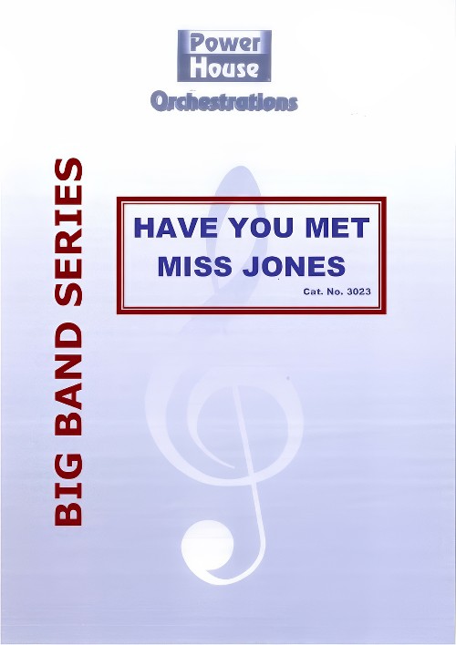 Have You Met Miss Jones? (Vocal Solo with Big Band - Score and Parts)