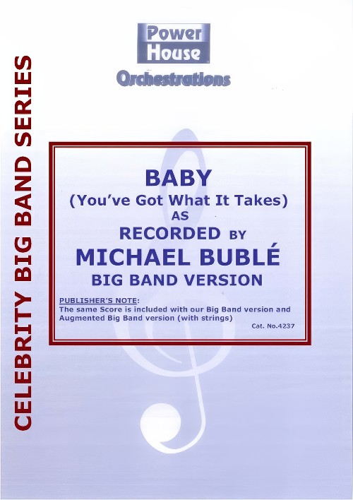 Baby (You've Got What It Takes) (Vocal Duet with Big Band - Score and Parts)