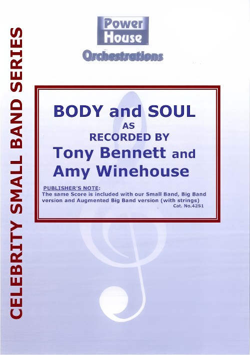 Body and Soul (Vocal Solo with Small Band - Score and Parts)