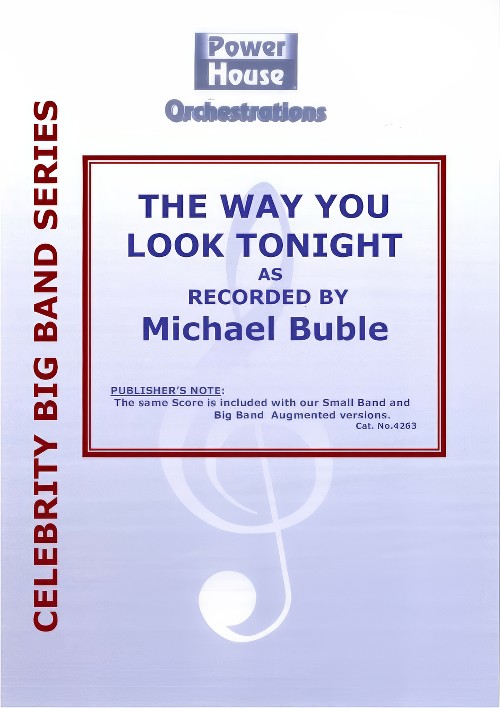 The Way You Look Tonight (Vocal Solo with Big Band - Score and Parts)