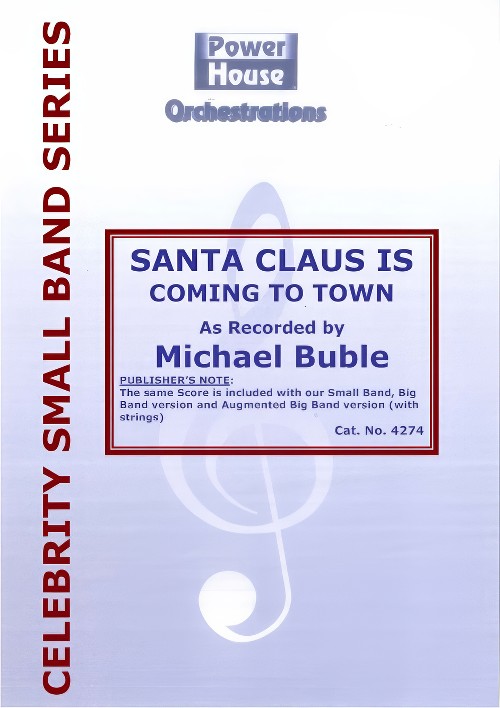 Santa Claus is Coming to Town (Vocal Solo with Small Band - Score and Parts)