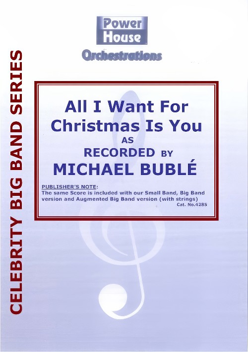 All I Want for Christmas is You (Vocal Solo with Big Band - Score and Parts)