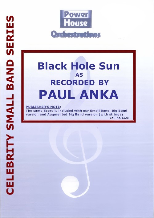 Black Hole Sun (Vocal Solo with Small Band - Score and Parts)