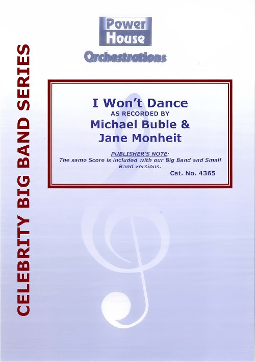 I Won't Dance (Vocal Duet with Big Band - Score and Parts)