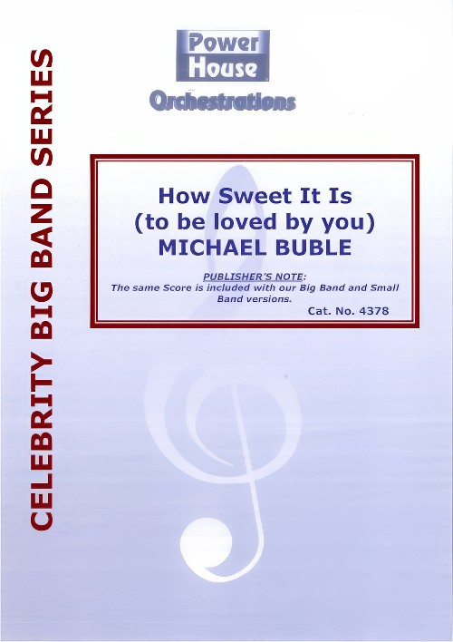 How Sweet It Is (To Be Loved By You) (Vocal Solo with Big Band - Score and Parts)