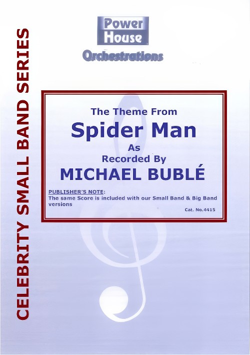 Spider Man (Vocal Solo with Small Band - Score and Parts)