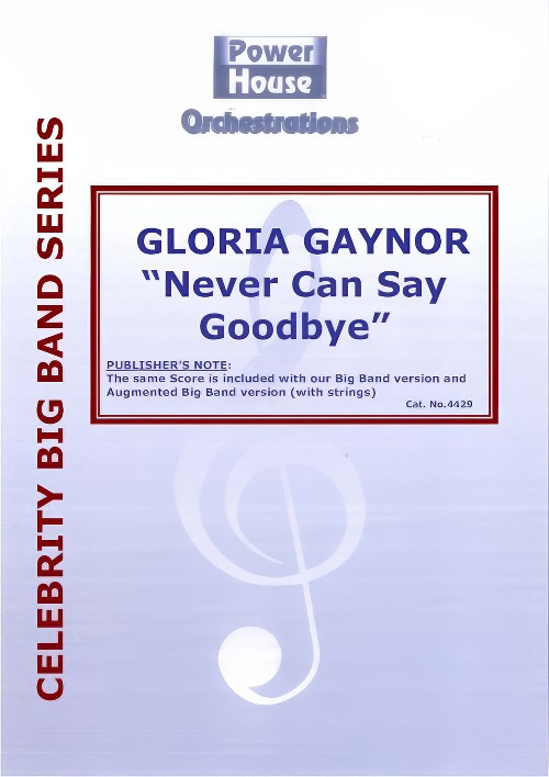 Never Can Say Goodbye (Vocal Solo with Big Band - Score and Parts)