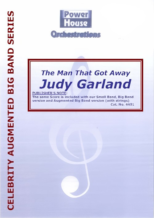 The Man That Got Away (Vocal Solo with Augmented Big Band - Score and Parts)