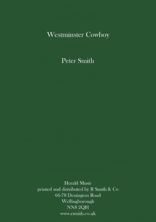 Westminster Cowboy (Concert Band - Score and Parts)