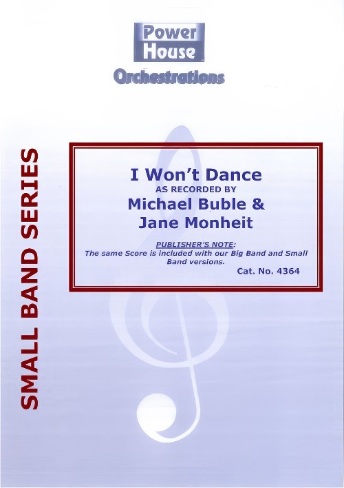 I Won't Dance (Vocal Duet with Small Band - Score and Parts)