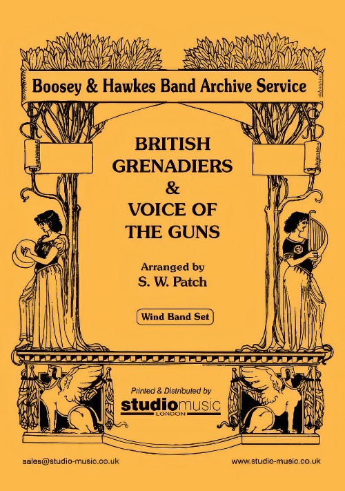 British Grenadiers and Voice of the Guns (Concert Band - March card set)