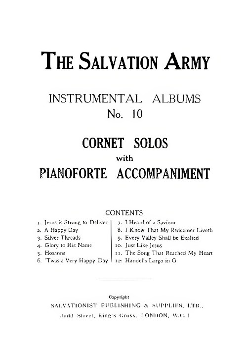 Instrumental Album No.10 - Cornet Solos