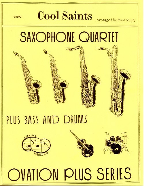 Cool Saints (Saxophone Quartet - Score and Parts)