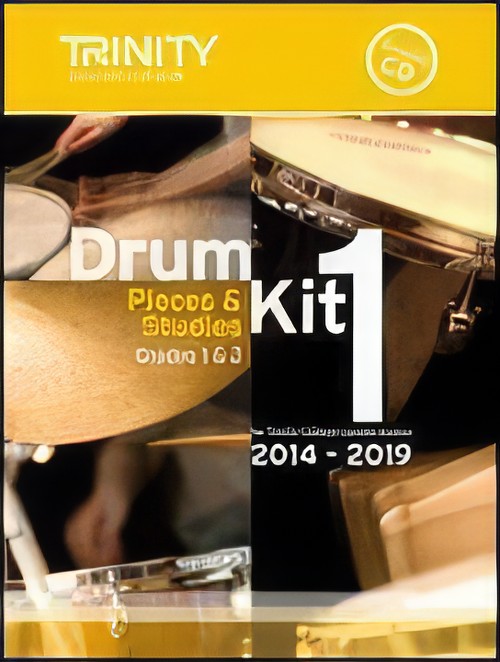 TRINITY DRUM KIT PIECES & EXERCISES Book 1 Grades 1-2 (Book & CD)