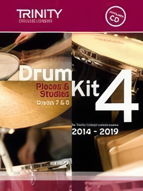 TRINITY DRUM KIT PIECES & EXERCISES Book 4 Grades 7-8 (Book & CD)