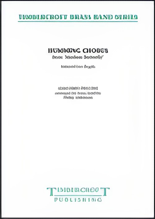 Humming Chorus (from Madam Butterfly) (Flugel Quartet with Brass Band - Score and Parts)