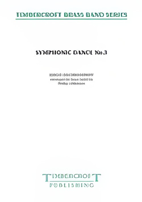 Symphonic Dance No.3 (Brass Band - Score and Parts)