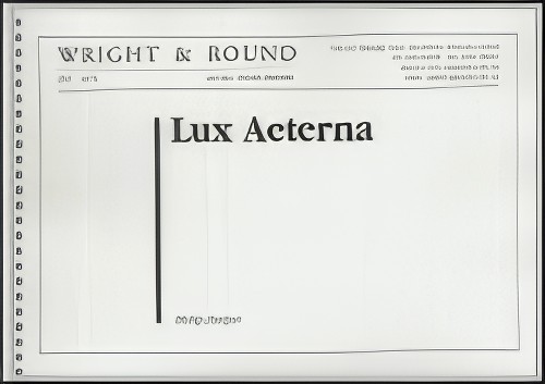 LUX AETERNA (Brass Band)