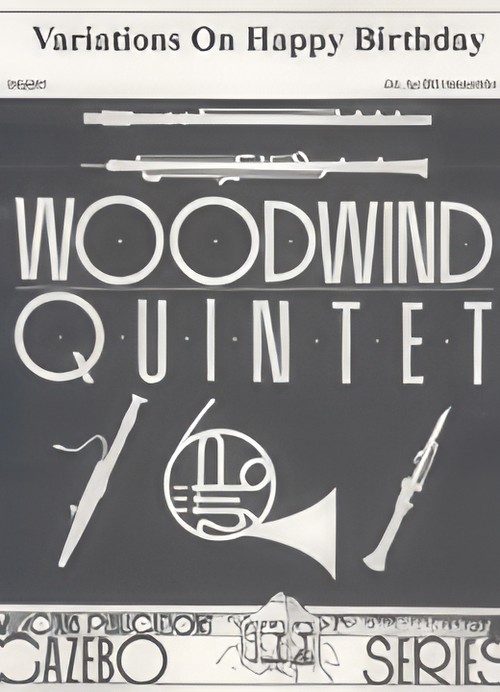 Variations on Happy Birthday (Woodwind Quintet - Score and Parts)