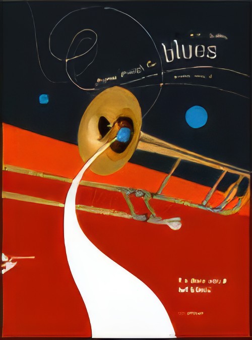 PLAYING THROUGH THE BLUES (Trombone Book/CD)