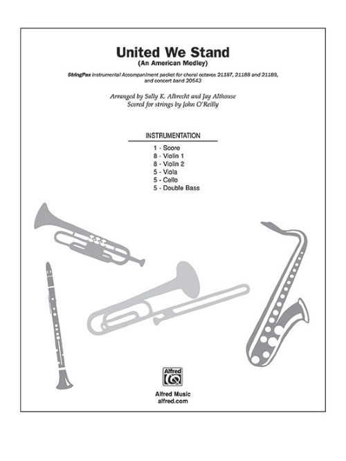 United We Stand (An American Medley) (StringPax - Score and Parts)