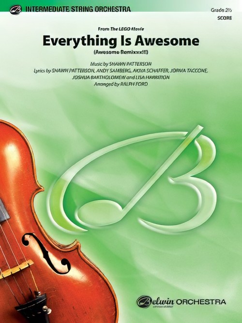 Everything Is Awesome (from The Lego Movie) (String Orchestra - Score and Parts)