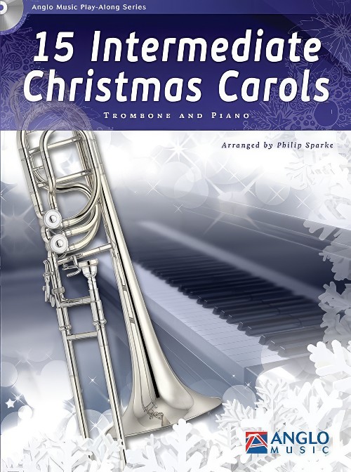 15 Intermediate Christmas Carols (Trombone Book and CD)