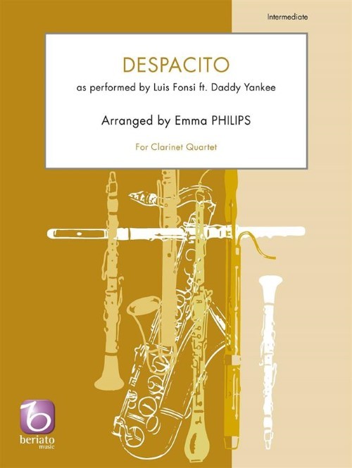 Despacito (Clarinet Quartet - Score and Parts)