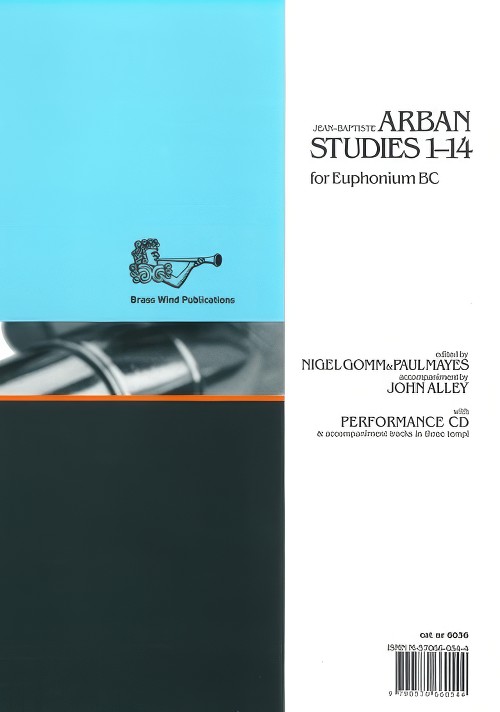 Arban Studies 1-14 (Euphonium BC with Performance CD)