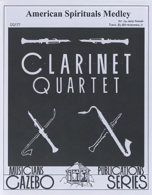 American Spirituals Medley (Clarinet Quartet - Score and Parts)