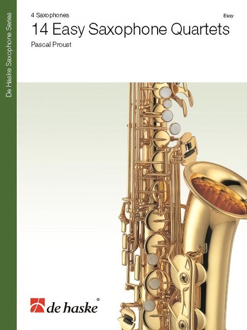 14 Easy Saxophone Quartets (Saxophone Quartet - Score and Parts)