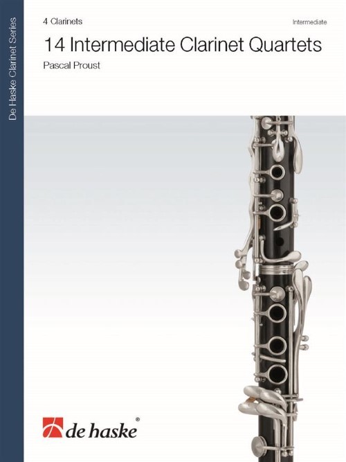 14 Intermediate Clarinet Quartets (Clarinet Quartet - Score and Parts)