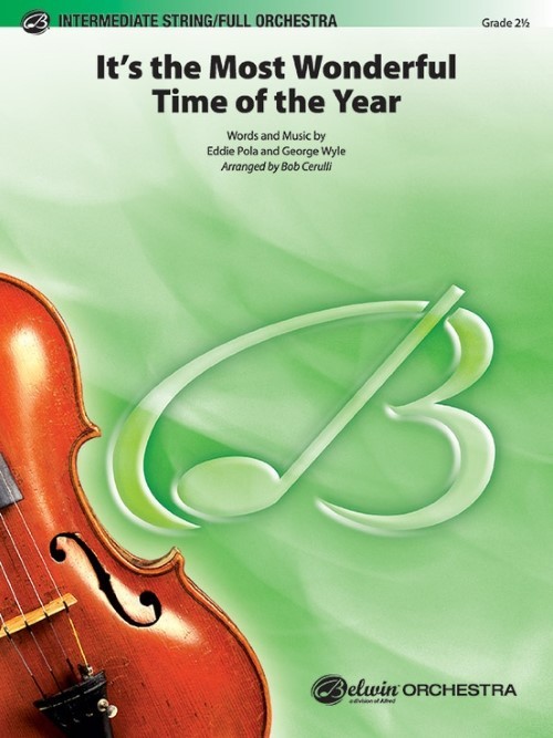 It's the Most Wonderful Time of the Year (Full or String Orchestra - Score and Parts)